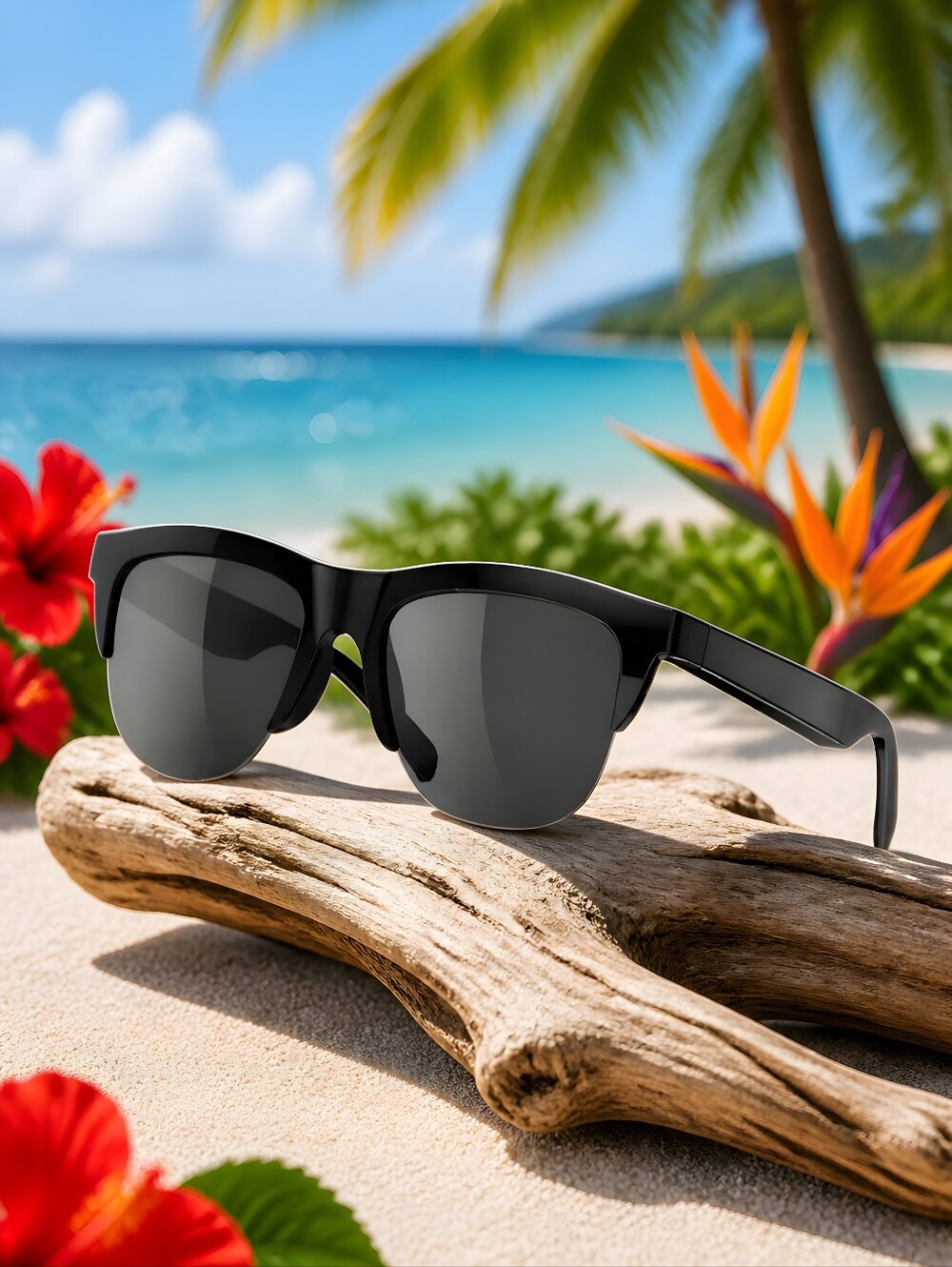 NWT DMES Smart Audio Sunglasses Bluetooth Open Ear Calls Translation Black - Picture 4 of 17